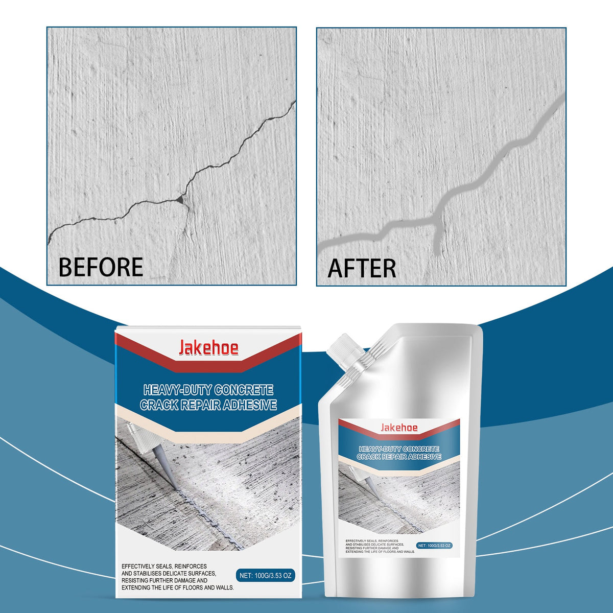Crack Repair Adhesive 1 00g 1box Tri Light Beauty