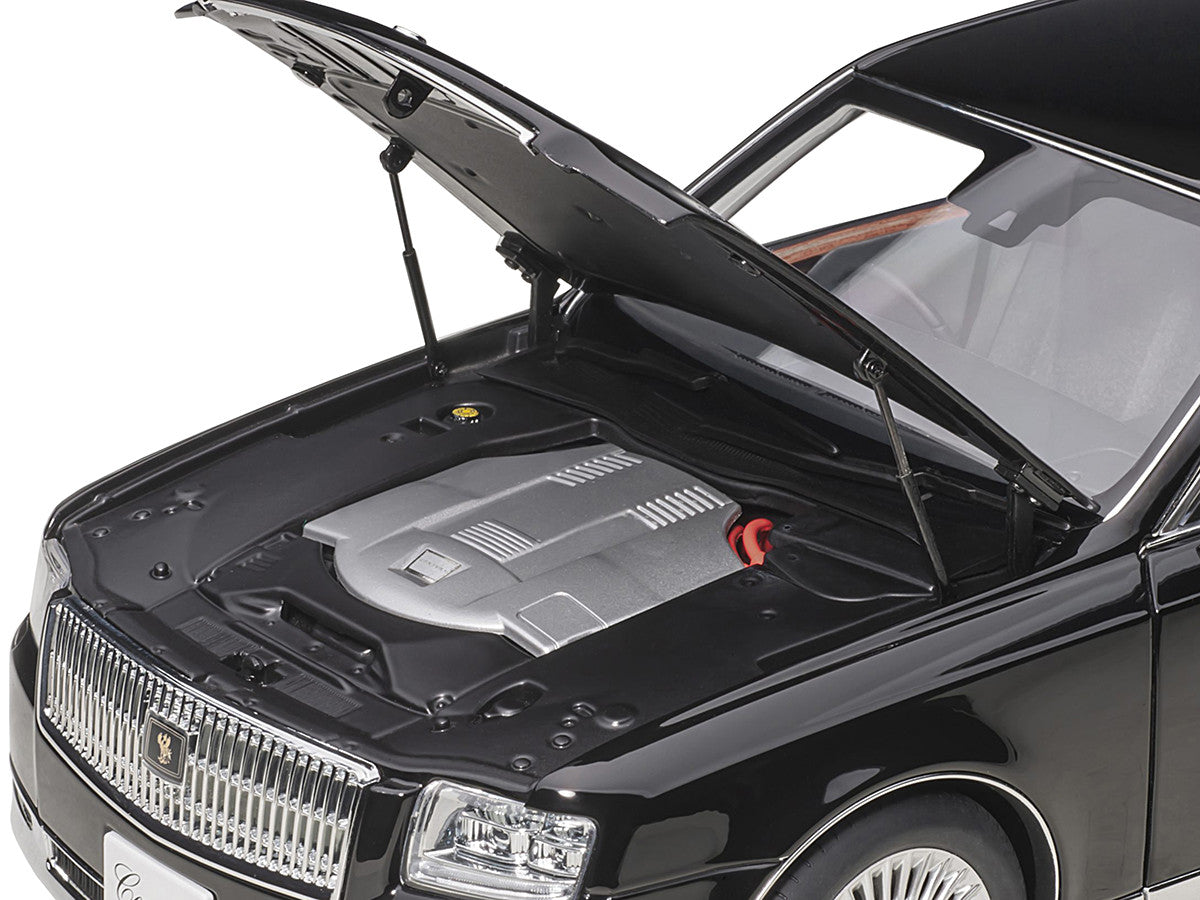 Toyota Century with Curtains RHD (Right Hand Drive) Black Special Edition 1/18 Model Car by Autoart LuxuryLifeWay Online Store