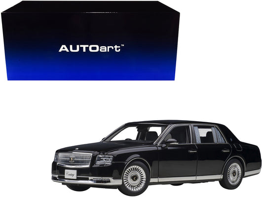 Toyota Century with Curtains RHD (Right Hand Drive) Black Special Edition 1/18 Model Car by Autoart LuxuryLifeWay Online Store