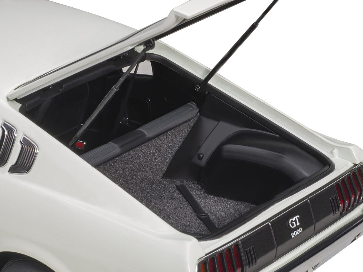 1973 Toyota Celica Liftback 2000GT (RA25) RHD (Right Hand Drive) White with Red and Black Stripes 1/18 Model Car by Autoart LuxuryLifeWay Online Store