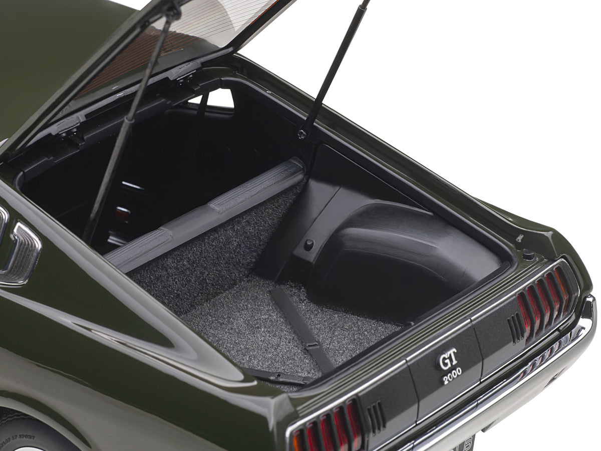 1973 Toyota Celica Liftback 2000GT (RA25) RHD (Right Hand Drive) Moss Green 1/18 Model Car by Autoart LuxuryLifeWay Online Store