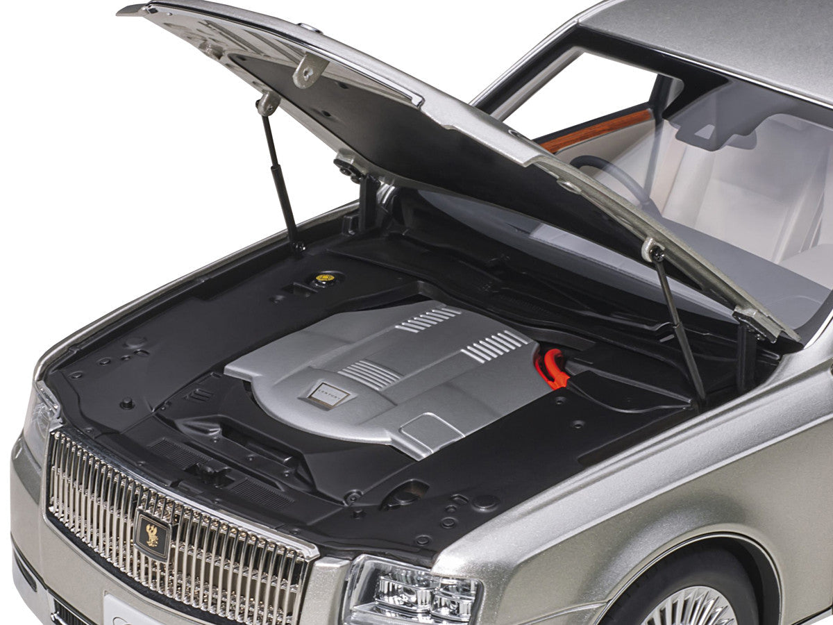 Toyota Century with Curtains RHD (Right Hand Drive) Silver Special Edition 1/18 Model Car by Autoart LuxuryLifeWay Online Store