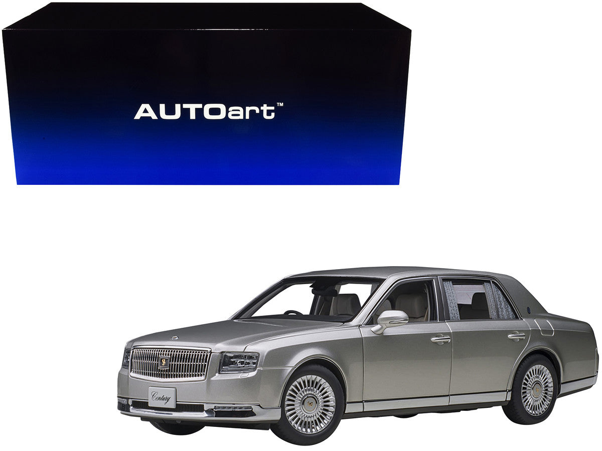 Toyota Century with Curtains RHD (Right Hand Drive) Silver Special Edition 1/18 Model Car by Autoart LuxuryLifeWay Online Store
