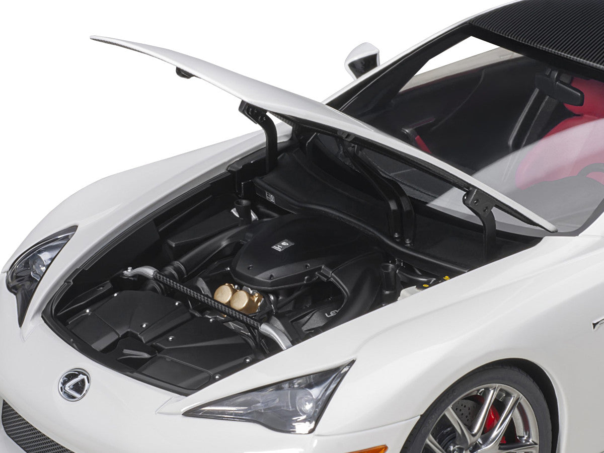 Lexus LFA Whitest White with Carbon Top 1/18 Model Car by Autoart LuxuryLifeWay Online Store
