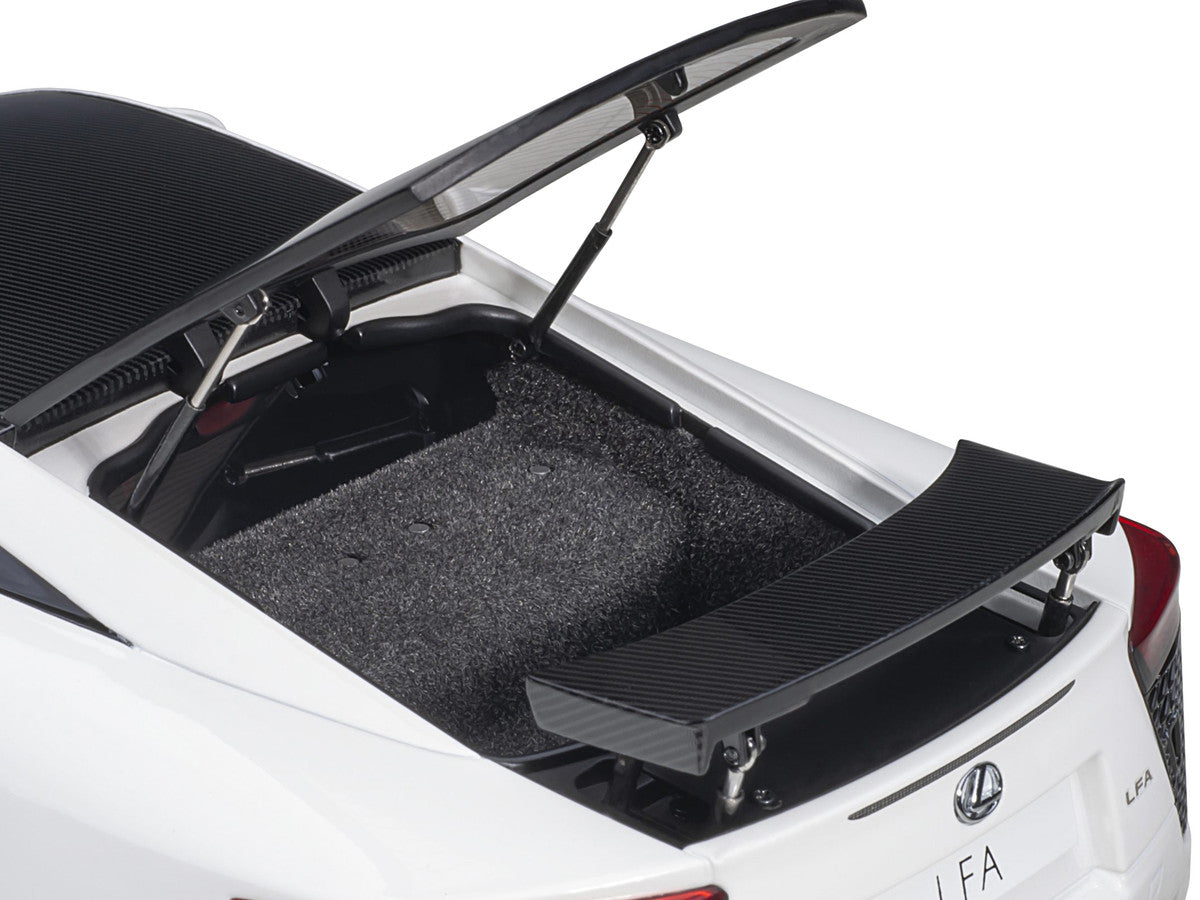 Lexus LFA Whitest White with Carbon Top 1/18 Model Car by Autoart LuxuryLifeWay Online Store