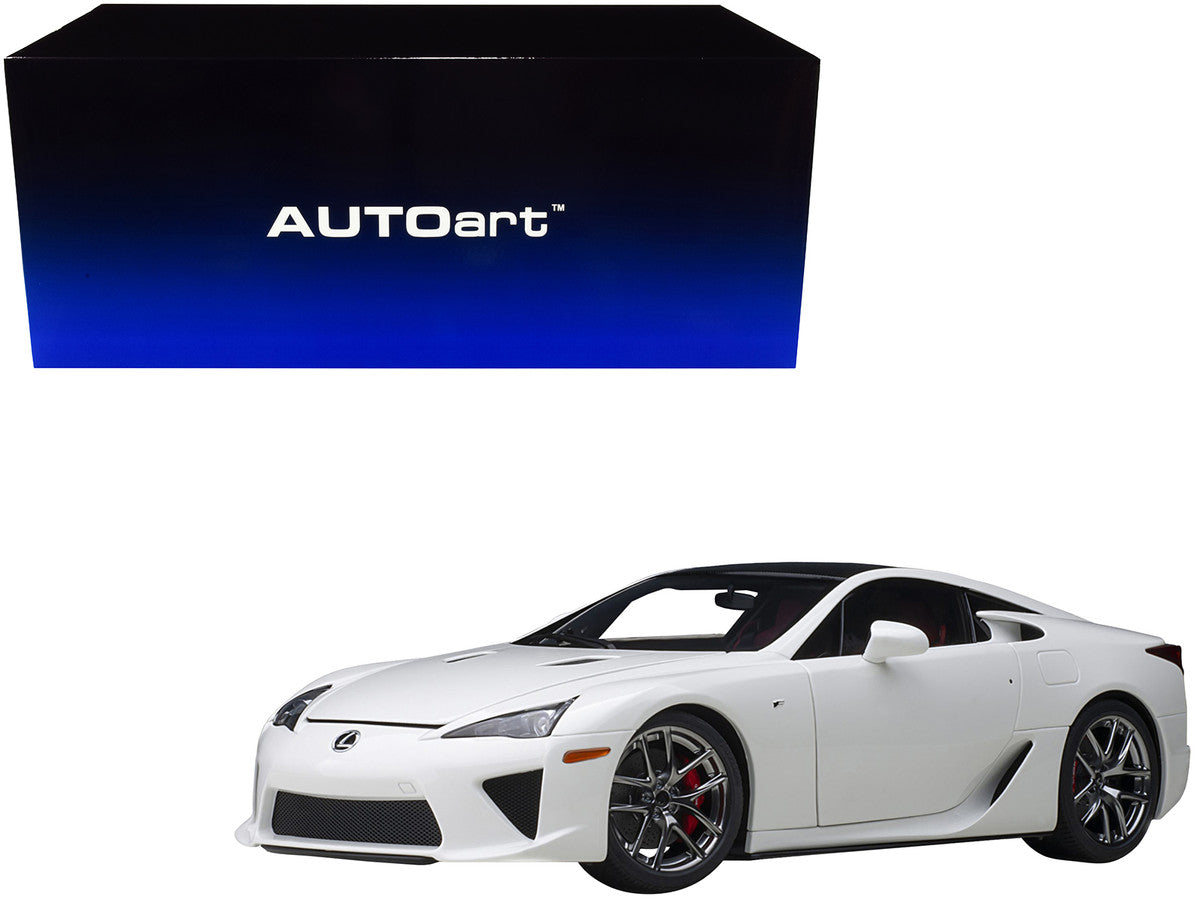 Lexus LFA Whitest White with Carbon Top 1/18 Model Car by Autoart LuxuryLifeWay Online Store