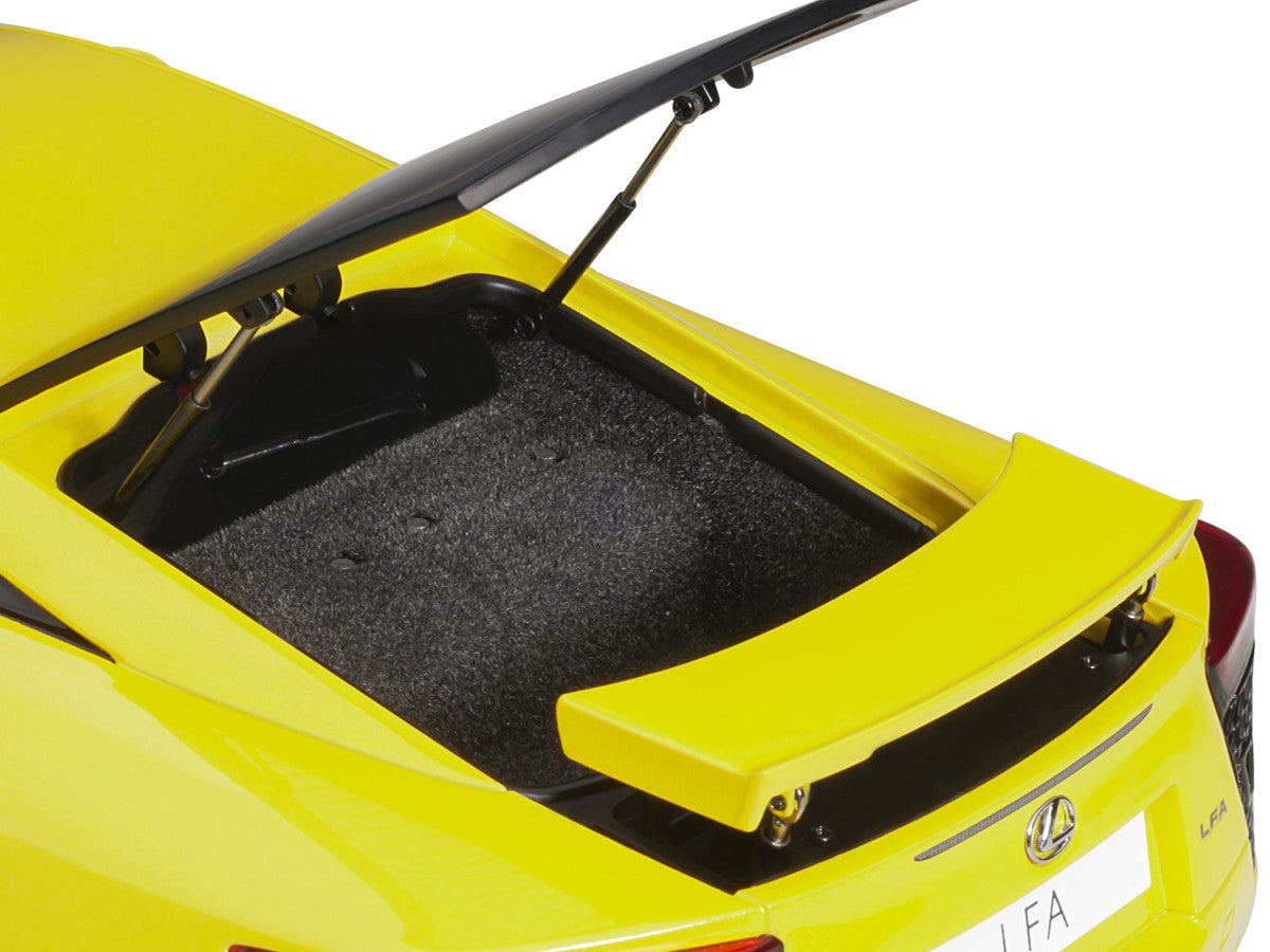 Lexus LFA Pearl Yellow with Red and Black Interior 1/18 Model Car by Autoart LuxuryLifeWay Online Store
