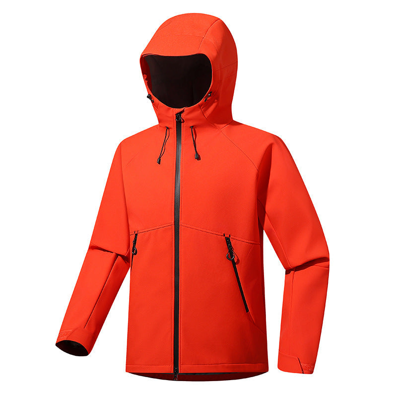 Men's Softshell Jacket 2026 New Spring And Autumn Windproof Waterproof Outdoor Sports Mountaineering Jacket Couple's Coat NorixaFashion.com