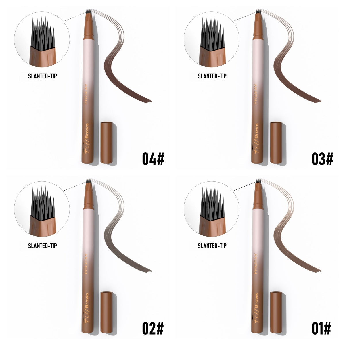 PHOFAY WATERPROOF WILD EYEBROW PENCIL LadyShow.Store