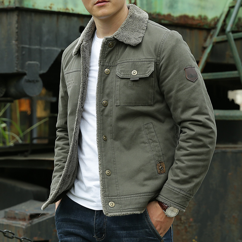 Men's Thickened Cotton Winter Jacket Best YouTube Store