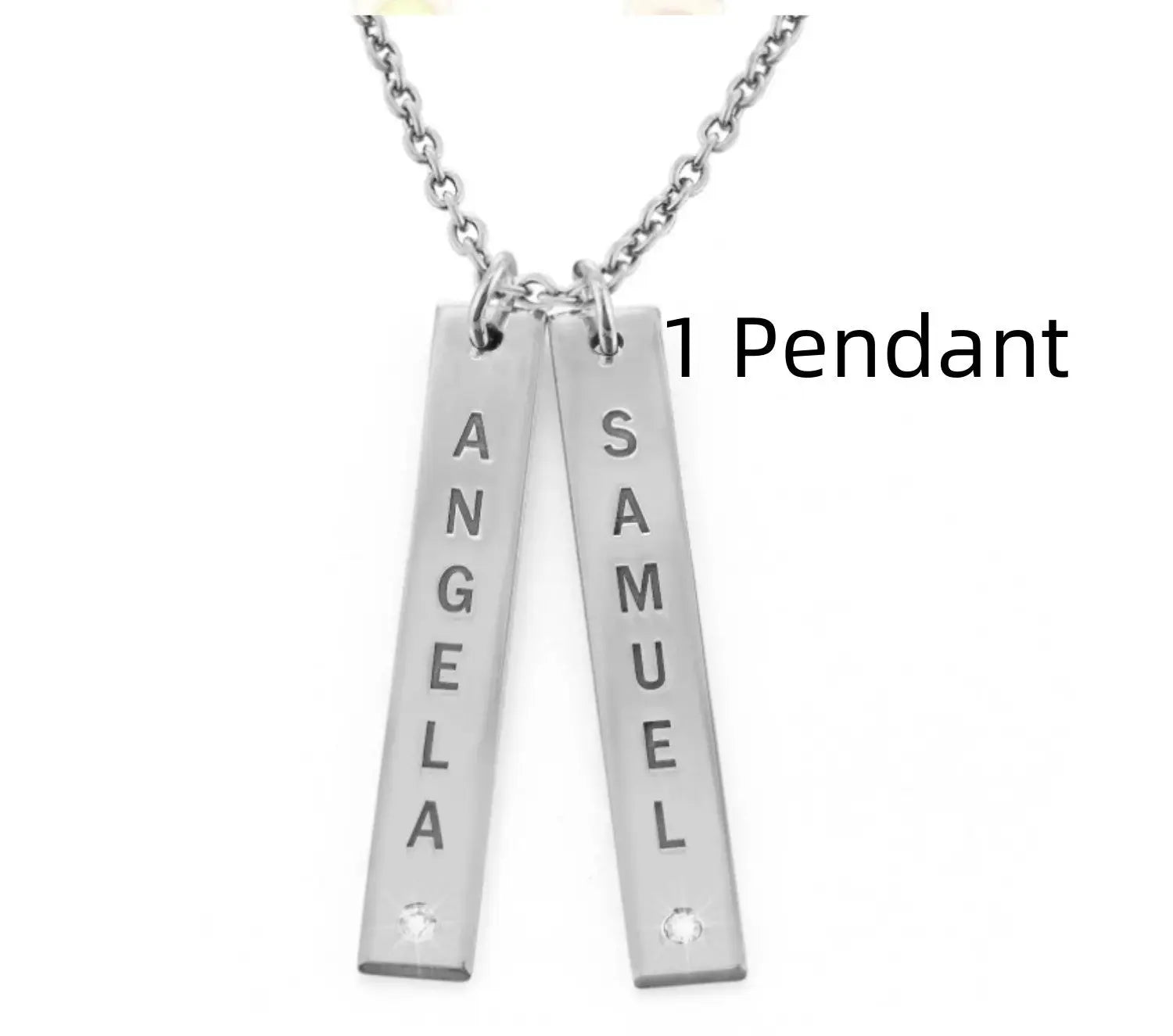 Personalized Vertical Necklace, Mother's Day Gift LuxuryLifeWay Online Store