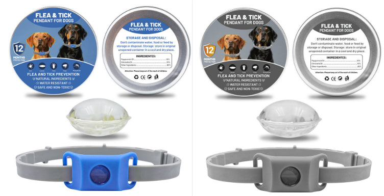 Pet Insect Repellent Button Collar Capsule Suit Pets Fashion