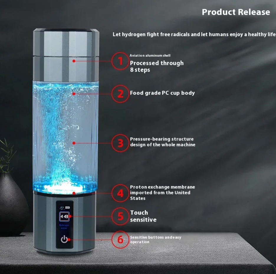 Portable Hydrogen-Rich Water Bottle LadyShow.Store