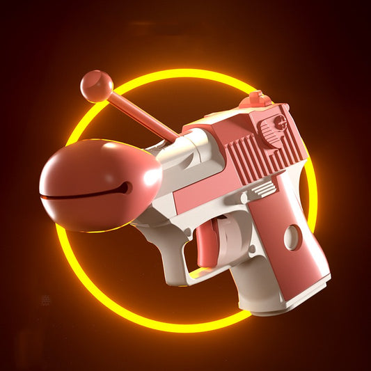 Decompression Wooden Fish Gun Toy