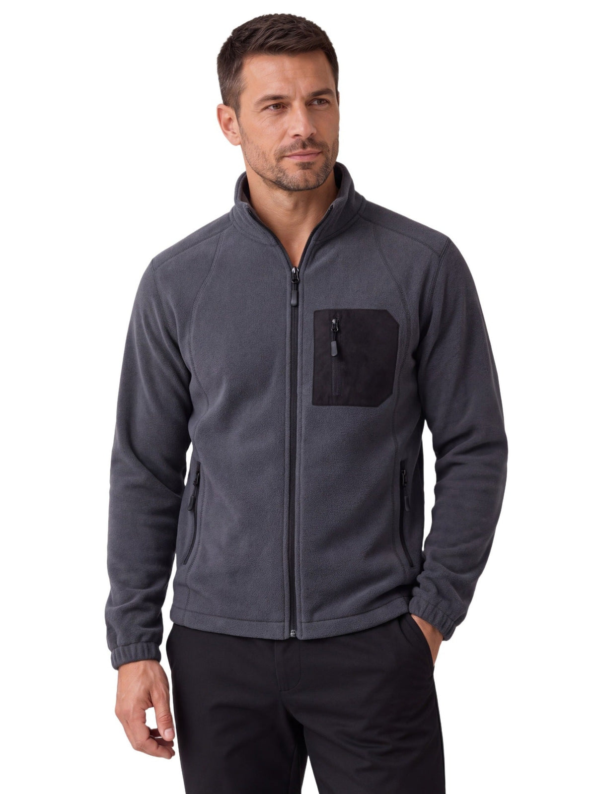 2026 Autumn Winter Cross-Border Trade Thickened Men's Fleece Sweatshirt For Outdoor Casual Wear, Men's Warm Fleece-Lined Sweatshirt NorixaFashion.com