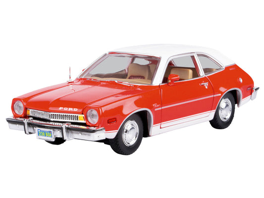 1974 Ford Pinto Orange with White Top "Forgotten Classics" Series 1/24 Diecast Model Car by Motormax LuxuryLifeWay Online Store