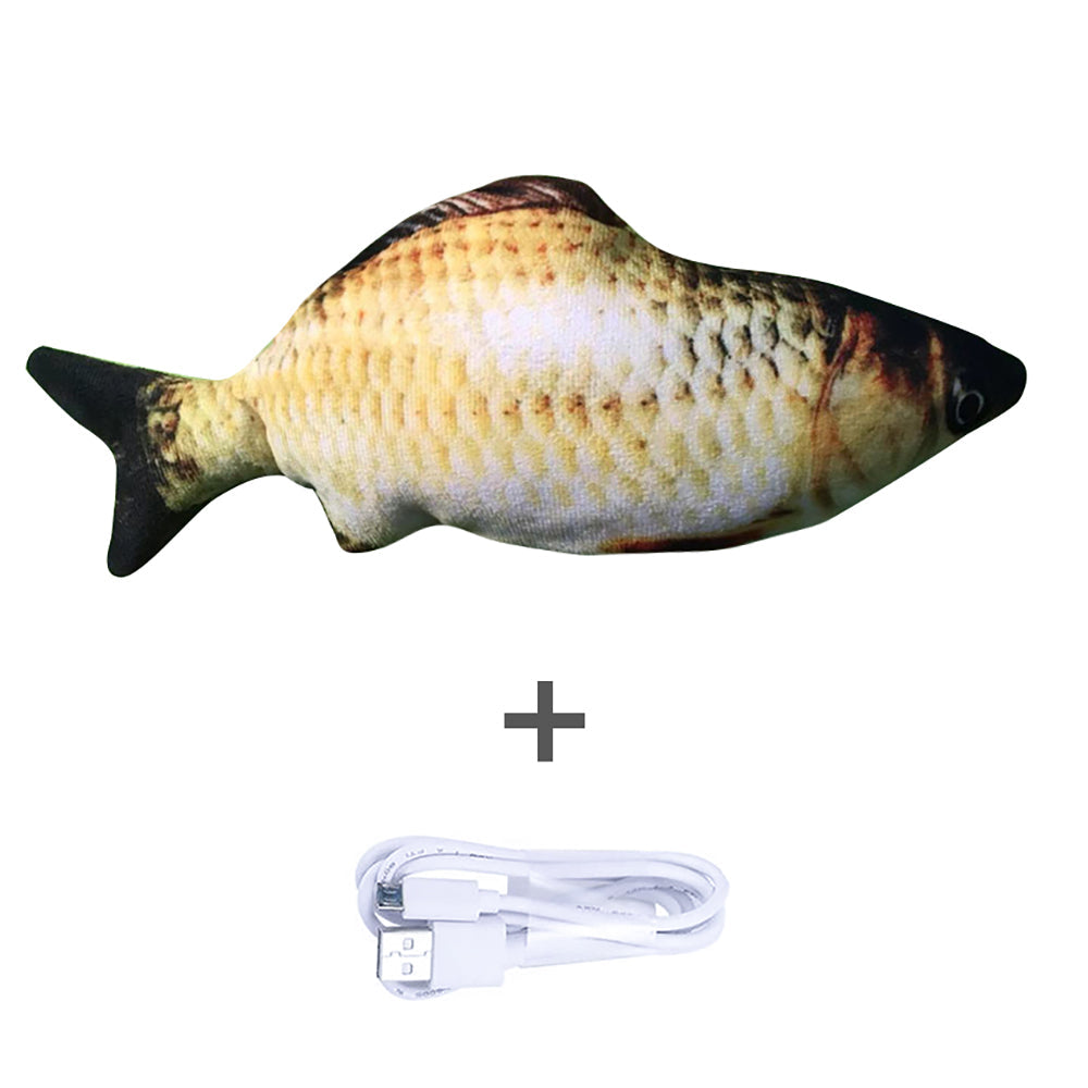 Without Cat Nip Version - Electric Jumping Fish Simulation Electric Fish Toy Pets Fashion