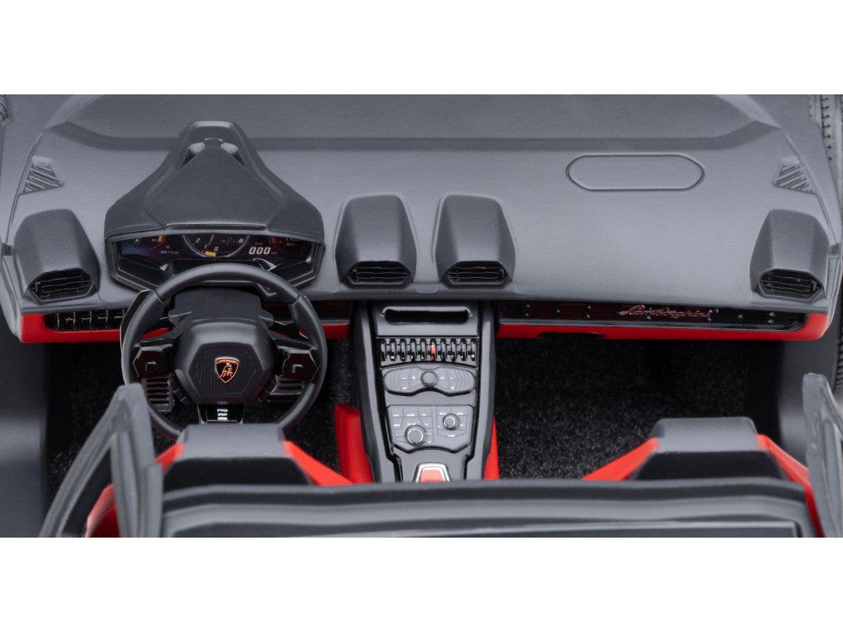 Lamborghini Huracan GT "LB-Silhouette Works" Hyper Red Metallic with Black Top 1/18 Model Car by Autoart LuxuryLifeWay Online Store
