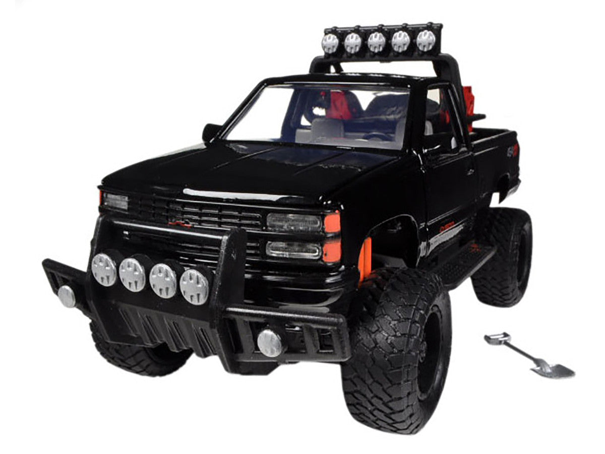1992 Chevrolet 454 SS Pickup Truck Off Road Black 1/24 Diecast Model by Motormax LuxuryLifeWay Online Store