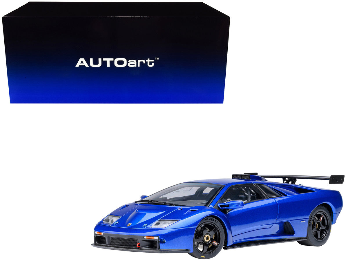 Lamborghini Diablo GTR Monterey Blue Metallic 1/18 Model Car by Autoart LuxuryLifeWay Online Store
