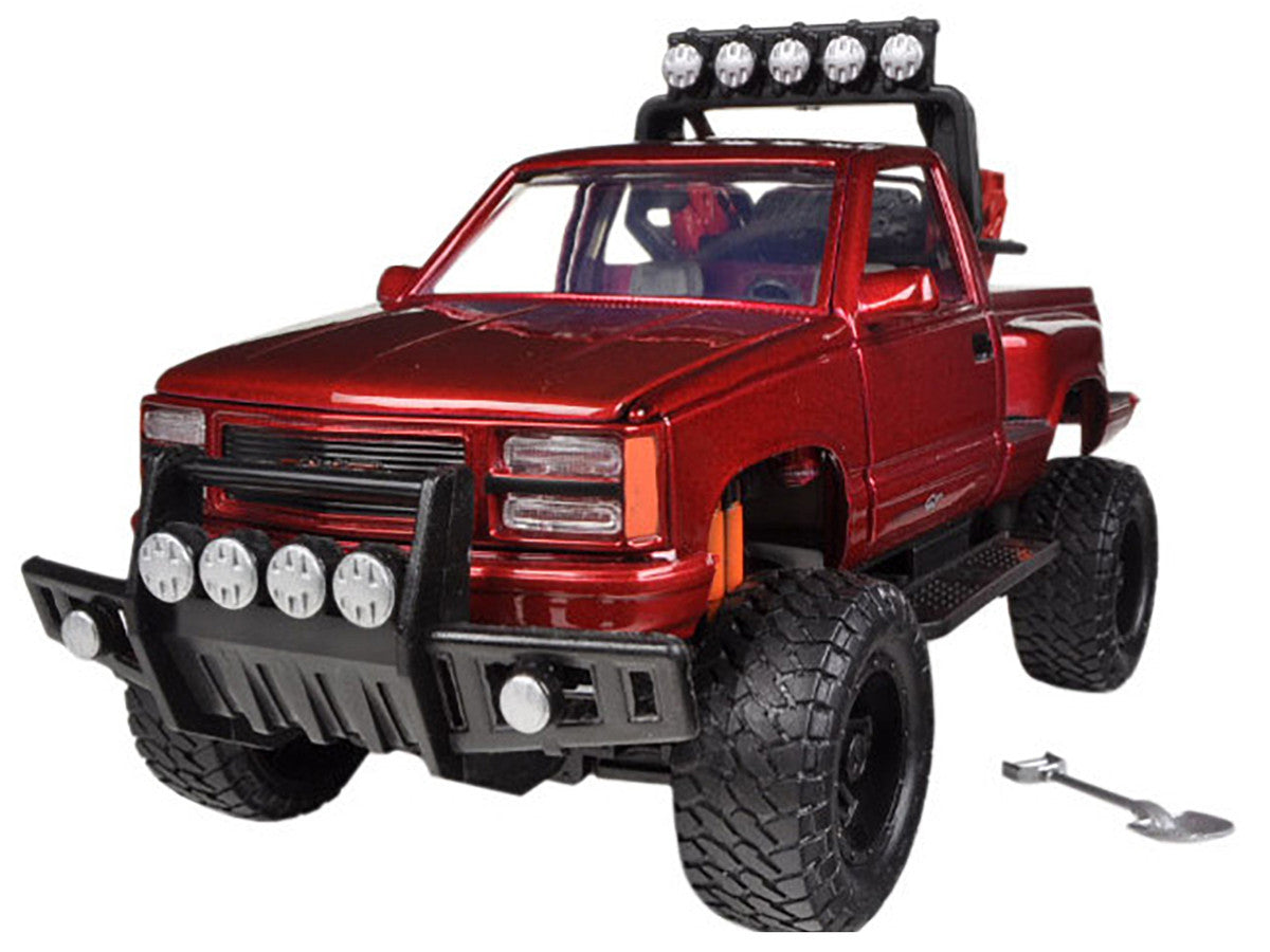 1992 GMC Sierra GT Pickup Truck Off Road Red 1/24 Diecast Model by Motormax LuxuryLifeWay Online Store