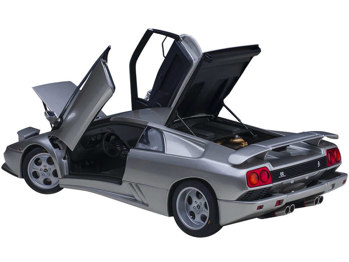 Lamborghini Diablo SE30 Jota Titanio Silver Metallic 1/18 Model Car by Autoart LuxuryLifeWay Online Store