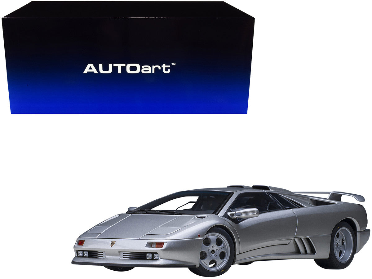 Lamborghini Diablo SE30 Jota Titanio Silver Metallic 1/18 Model Car by Autoart LuxuryLifeWay Online Store