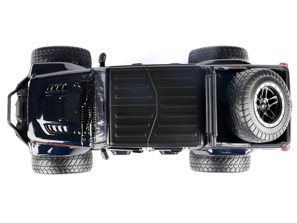 2021 Jeep Gladiator Rubicon Off-Road Pickup Truck Black with Matt Black Top "Off Road" Series 1/27 Diecast Model Car by Motormax LuxuryLifeWay Online Store