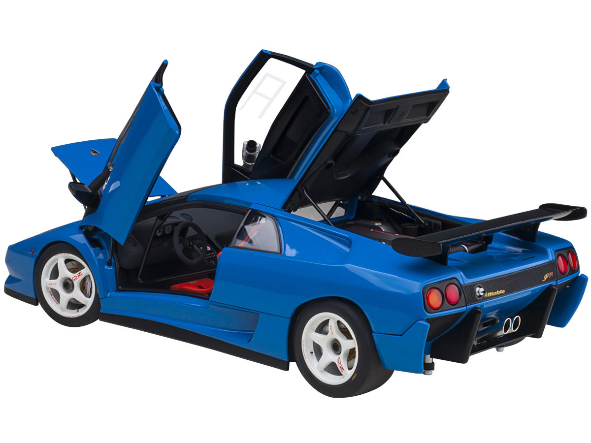 Lamborghini Diablo SV-R Blu Le Mans Blue 1/18 Model Car by Autoart LuxuryLifeWay Online Store