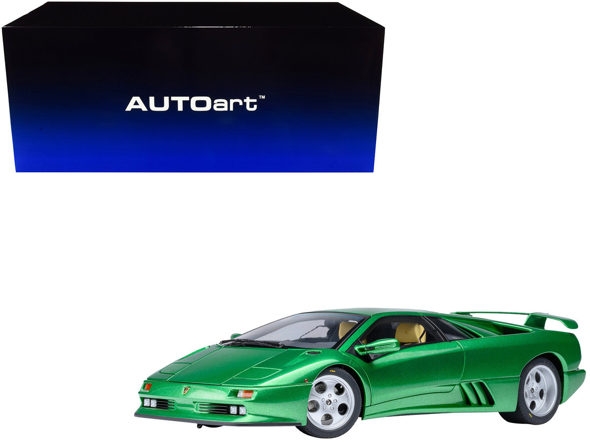 Lamborghini Diablo SE30 Verde Mic/Green Metallic 1/18 Model Car by Autoart LuxuryLifeWay Online Store