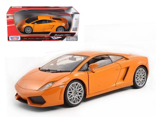 Lamborghini LP 560-4 Orange 1/18 Diecast Car Model by Motormax LuxuryLifeWay Online Store