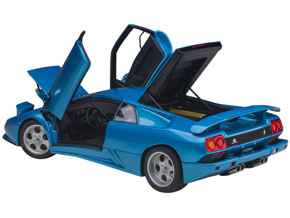 Lamborghini Diablo SE30 Blu Sirena Blue Metallic 1/18 Model Car by Autoart LuxuryLifeWay Online Store