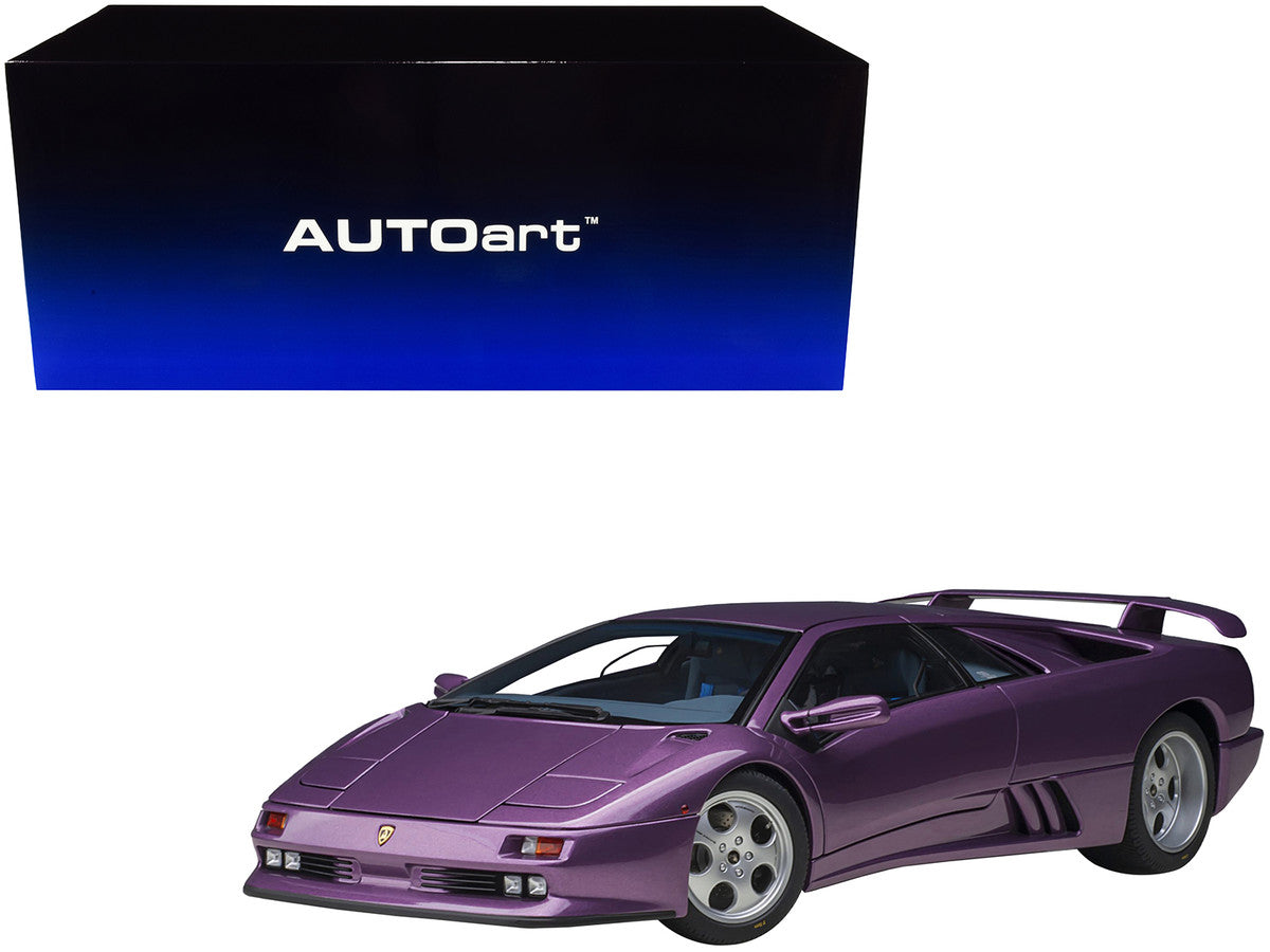 Lamborghini Diablo SE30 Viola Purple Metallic 1/18 Model Car by Autoart LuxuryLifeWay Online Store
