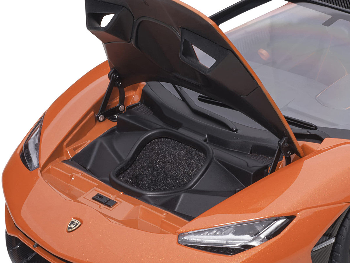 Lamborghini Centenario Arancio Argos / Pearl Orange with Carbon Top 1/18 Model Car by Autoart LuxuryLifeWay Online Store