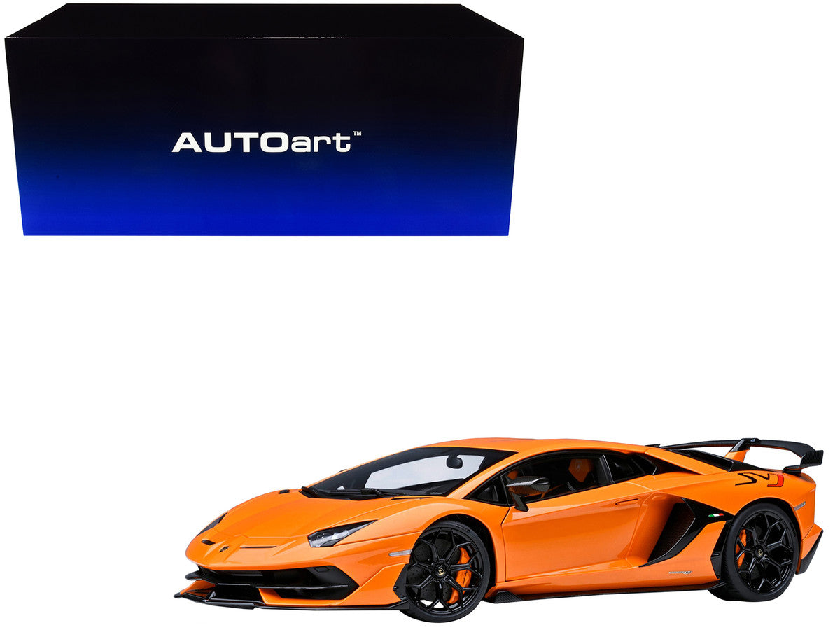 Lamborghini Aventador SVJ Arancio Atlas Pearl Orange 1/18 Model Car by Autoart LuxuryLifeWay Online Store