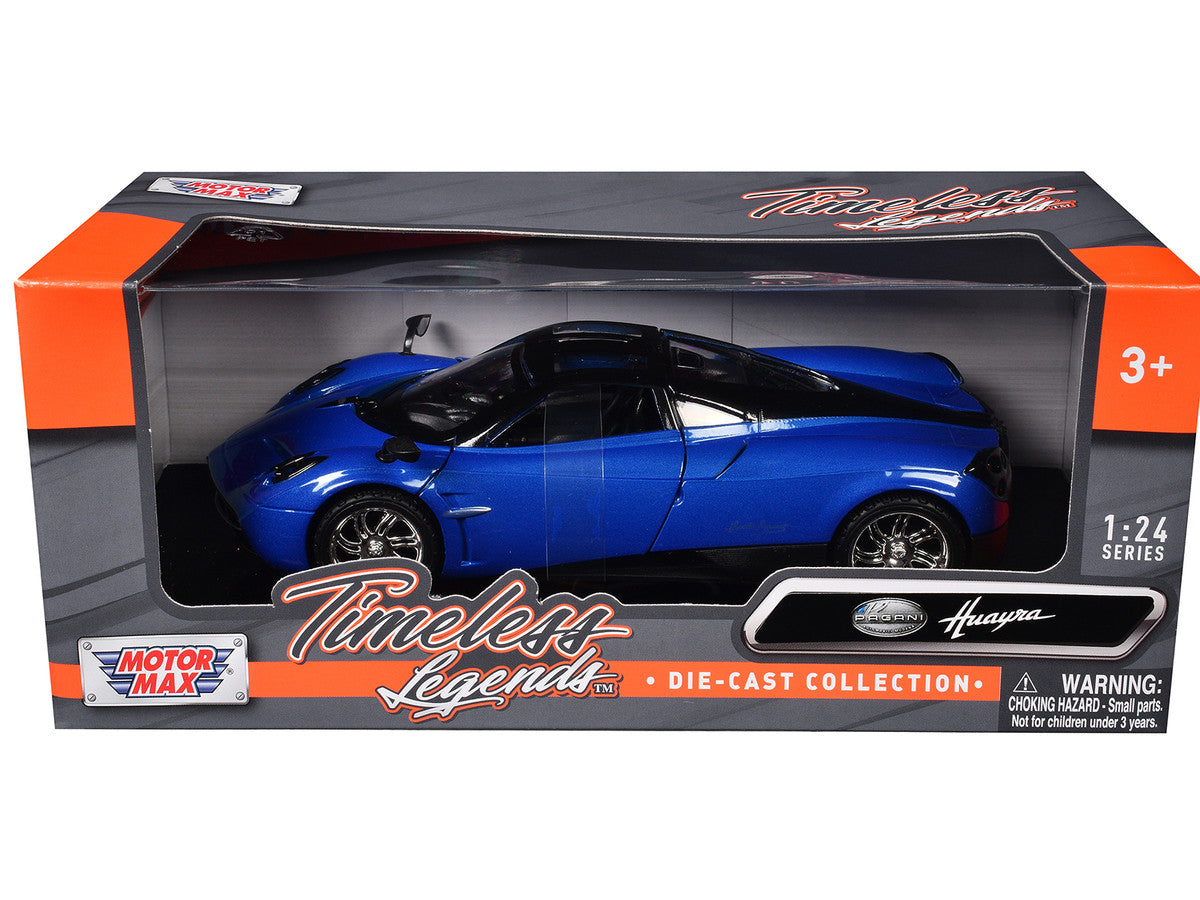 Pagani Huayra Blue 1/24 Diecast Model Car by Motormax LuxuryLifeWay Online Store