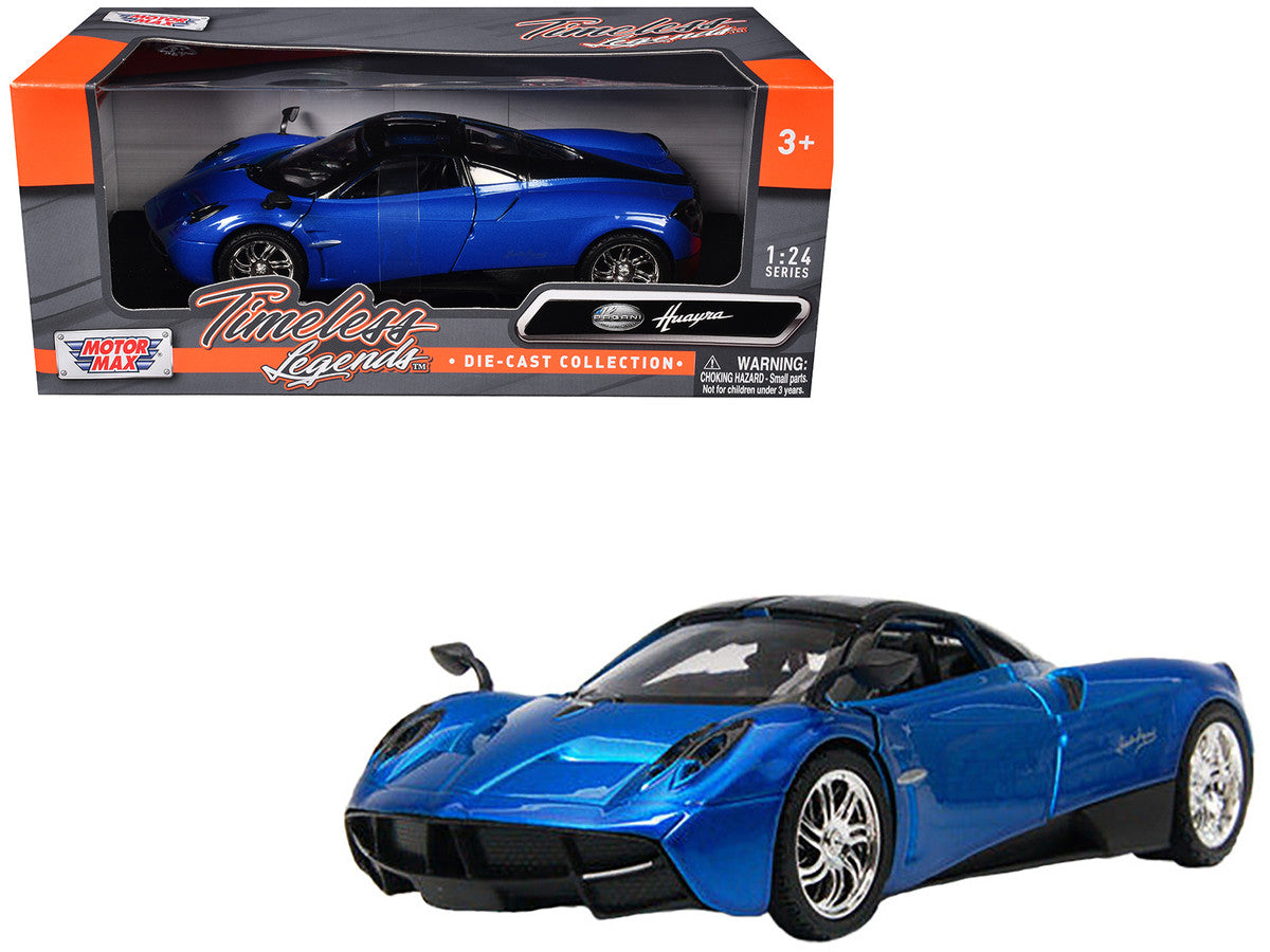 Pagani Huayra Blue 1/24 Diecast Model Car by Motormax LuxuryLifeWay Online Store