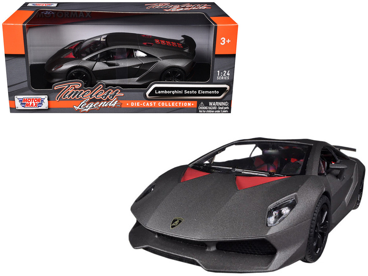 Lamborghini Sesto Elemento Carbon 1/24 Diecast Car Model by Motormax LuxuryLifeWay Online Store