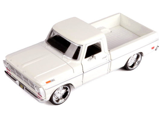 1969 Ford F-100 Pickup Truck Cream "Maxx Design" Series 1/24 Diecast Model Car by Motormax LuxuryLifeWay Online Store