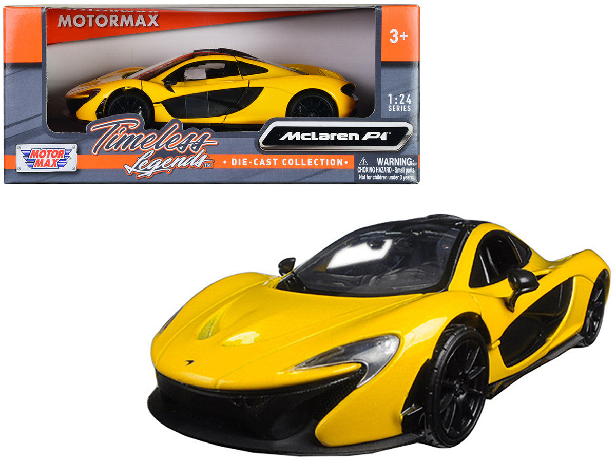 McLaren P1 Yellow 1/24 Diecast Model Car by Motormax LuxuryLifeWay Online Store