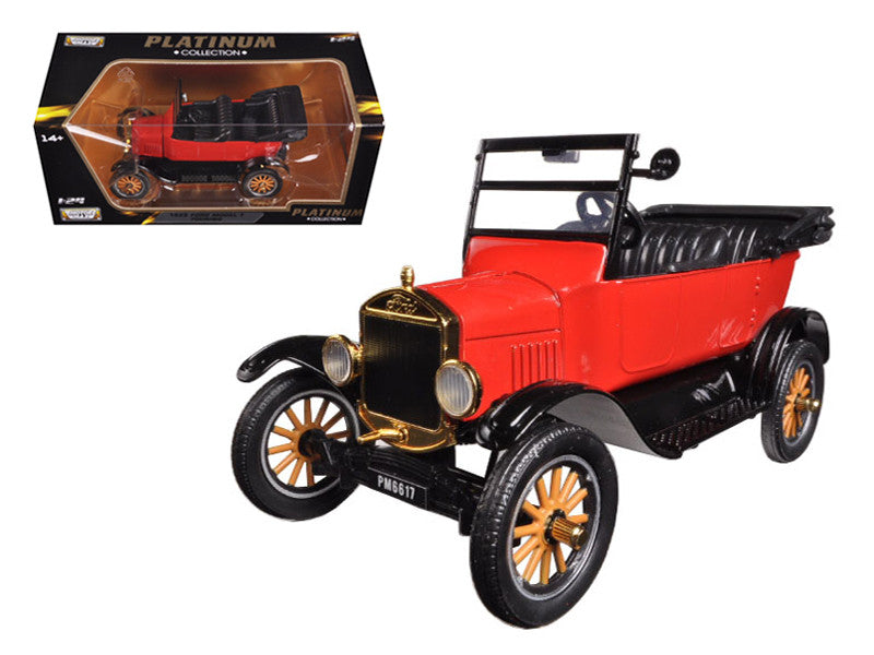1925 Ford Model T Touring Red 1/24 Diecast Model Car by Motormax LuxuryLifeWay Online Store