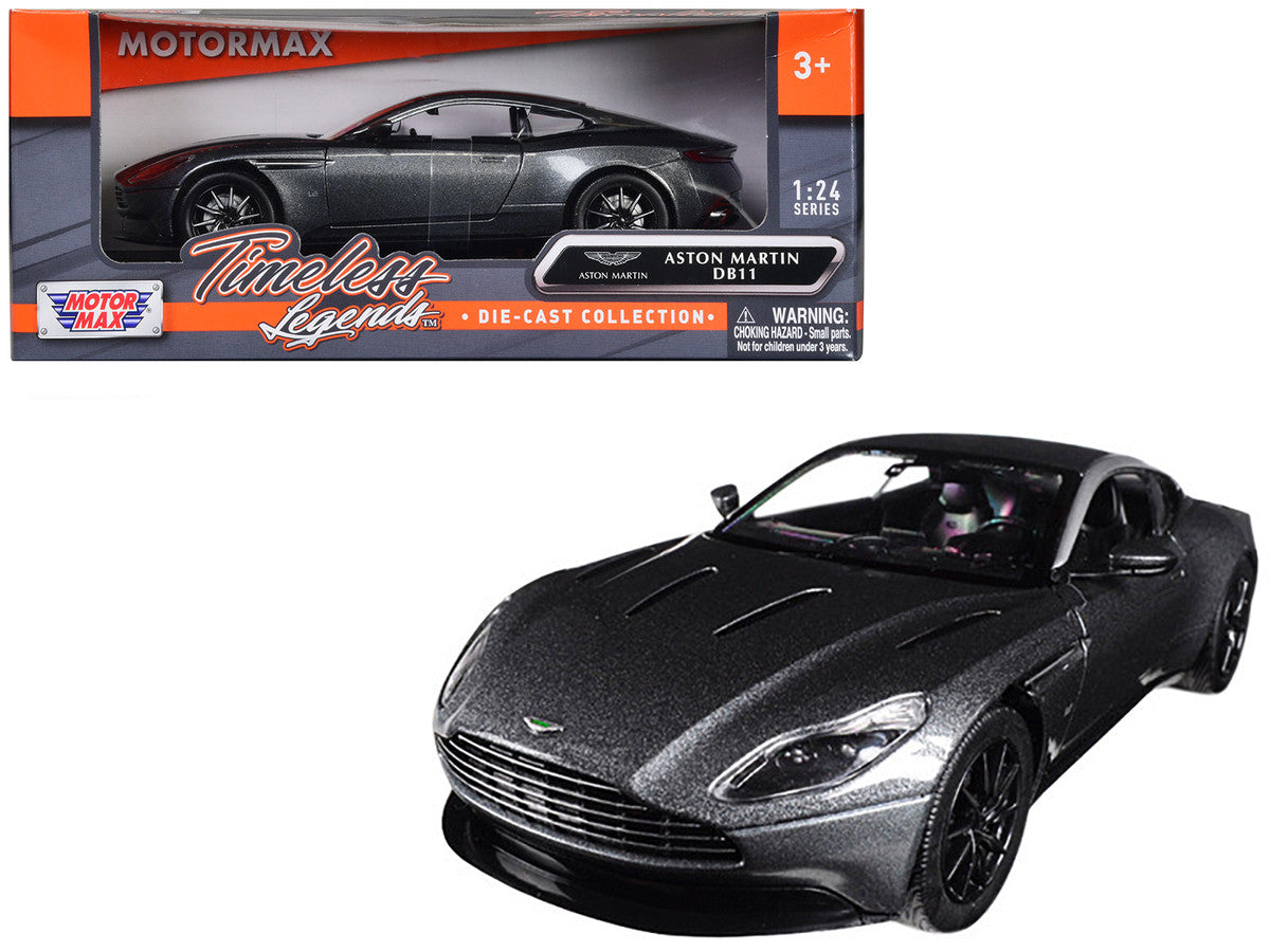 Aston Martin DB11 Silver 1/24 Diecast Model Car by Motormax LuxuryLifeWay Online Store