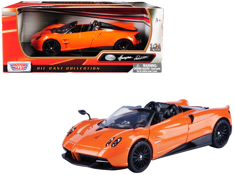 Pagani Huayra Roadster Orange 1/24 Diecast Model Car by Motormax LuxuryLifeWay Online Store
