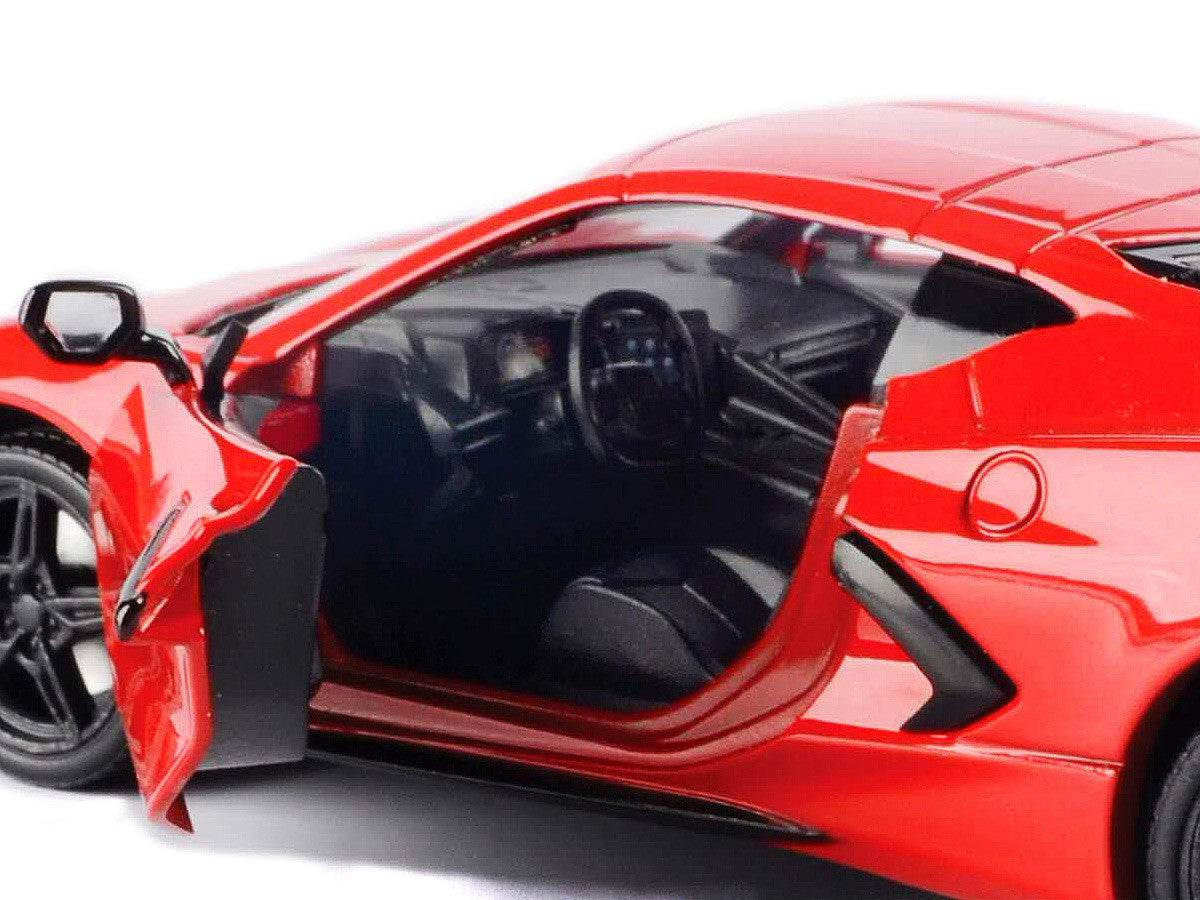 2020 Chevrolet Corvette C8 Stingray Red "Timeless Legends" 1/24 Diecast Model Car by Motormax LuxuryLifeWay Online Store