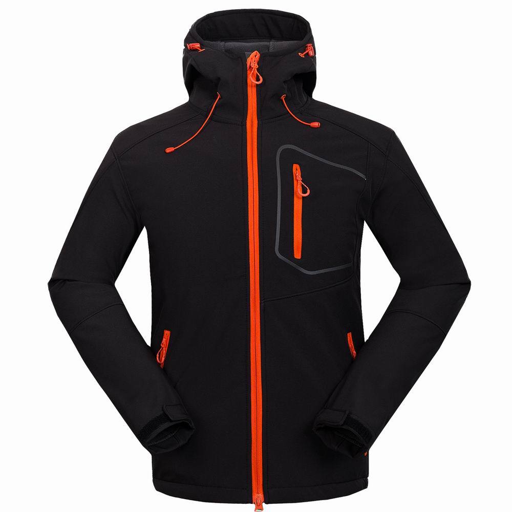 Men's Outdoor Softshell Jacket for Camping and Hiking Pi-Mart