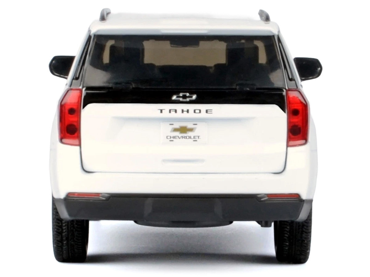2025 Chevrolet Tahoe Z71 White "Timeless Legends" Series 1/24 Diecast Model Car by Motormax LuxuryLifeWay Online Store