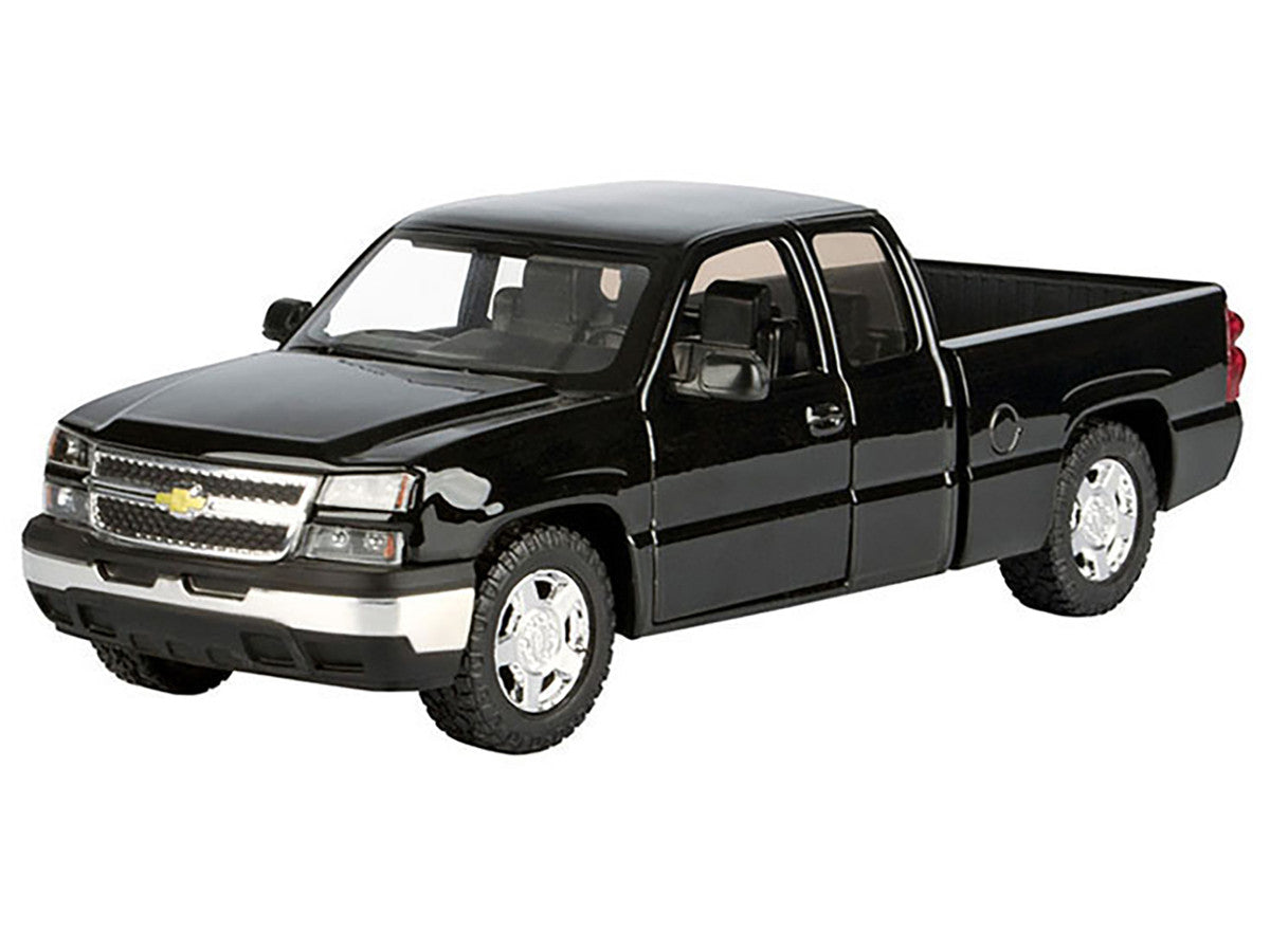 2006 Chevrolet Silverado 1500 Pickup Truck Black "Die-Cast Collection" Series 1/25 Diecast Model Car by Motormax LuxuryLifeWay Online Store