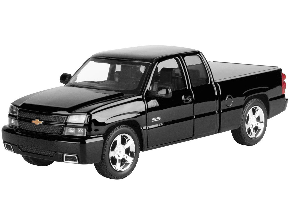 2006 Chevrolet Silverado SS Pickup Truck Black "Timeless Legends" Series 1/25 Diecast Model Car by Motormax LuxuryLifeWay Online Store