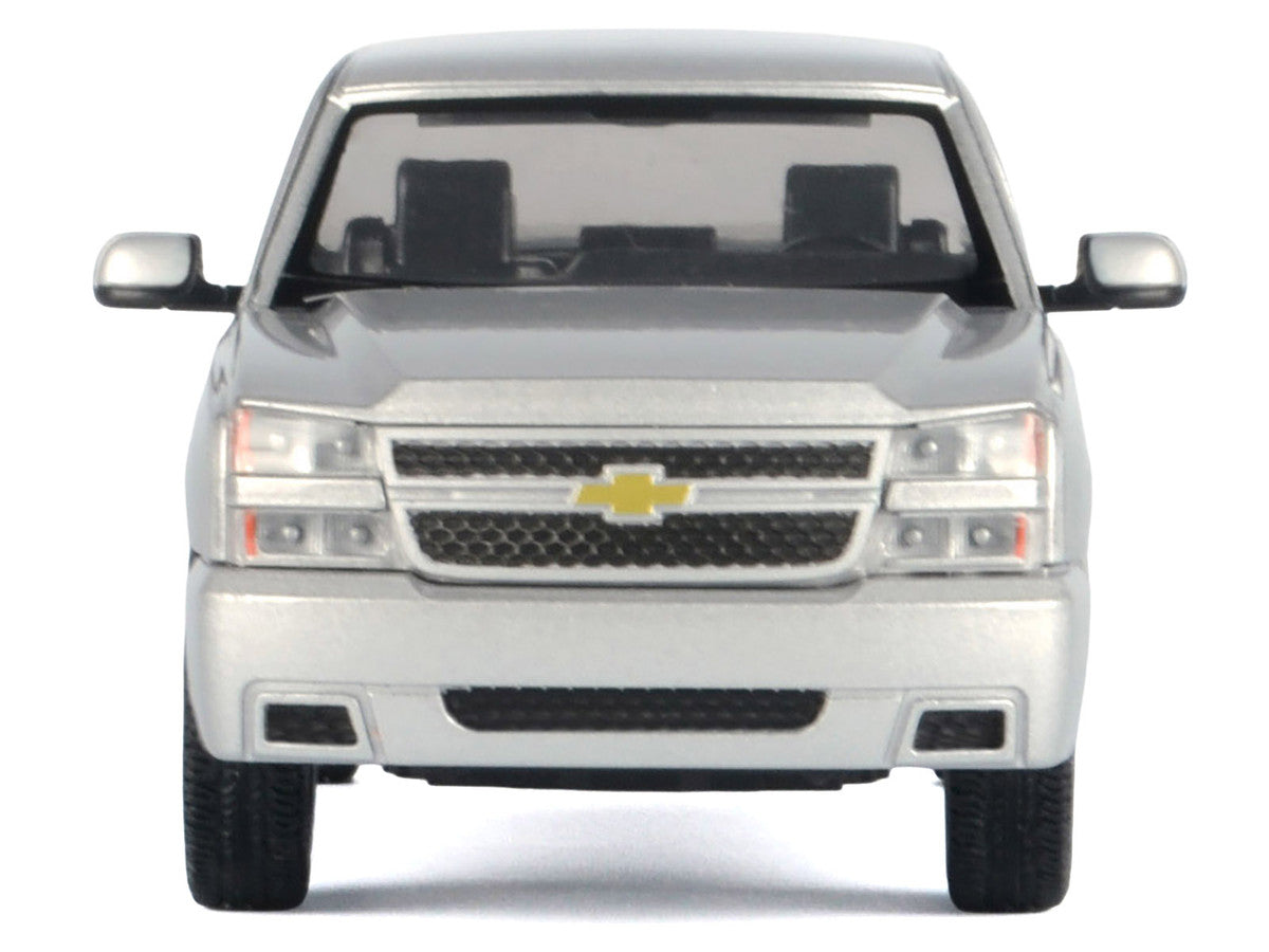 2006 Chevrolet Silverado SS Pickup Truck Silver Metallic "Timeless Legends" Series 1/25 Diecast Model Car by Motormax LuxuryLifeWay Online Store
