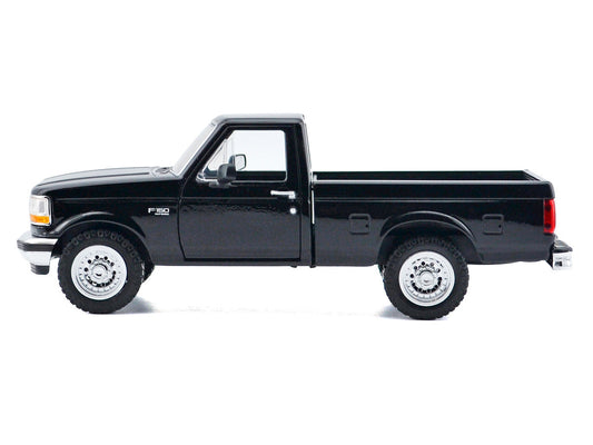 1993 Ford F-150 XLT Pickup Truck Black "Timeless Legends" Series 1/24 Diecast Model Car by Motormax LuxuryLifeWay Online Store